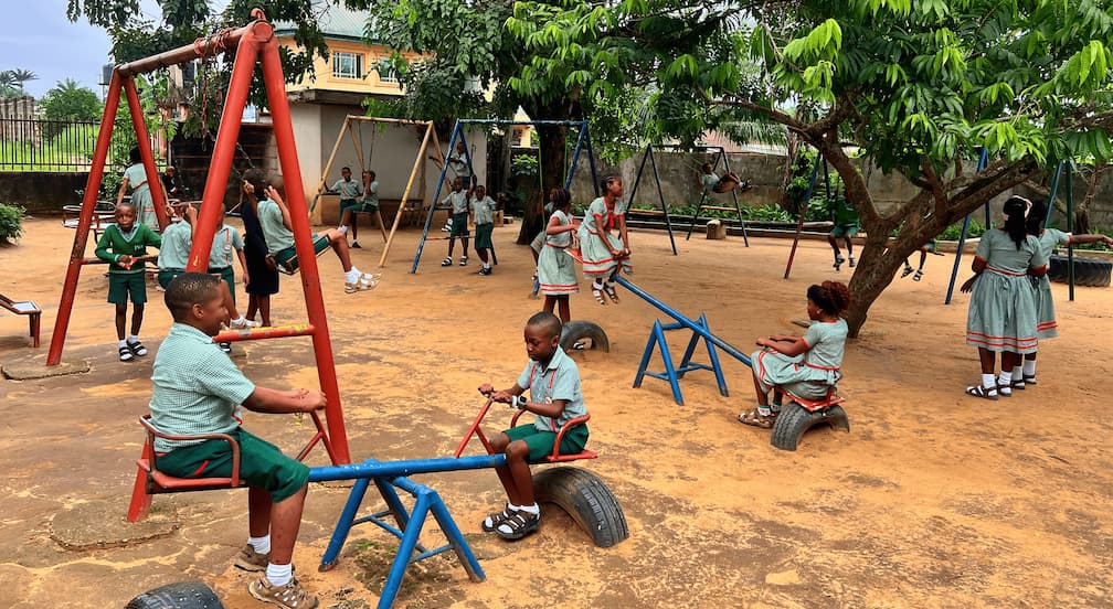 Safe Outdoor Play Area